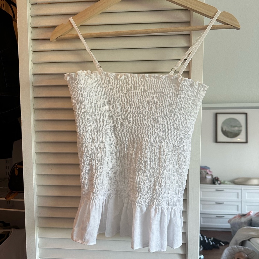 Maeve smocked top from Anthropologie